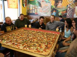 The Largest Pizza Commercially Available in the World